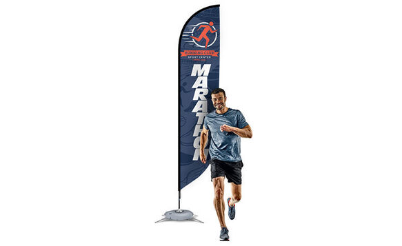 Feather Flag Outdoors