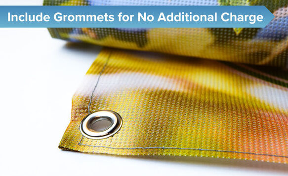 Mesh Banner Grommets