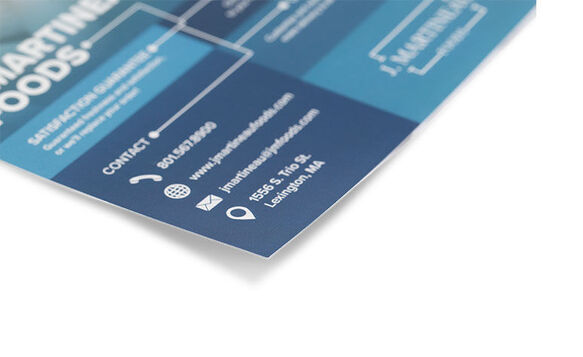 Flyer Close Up Corner