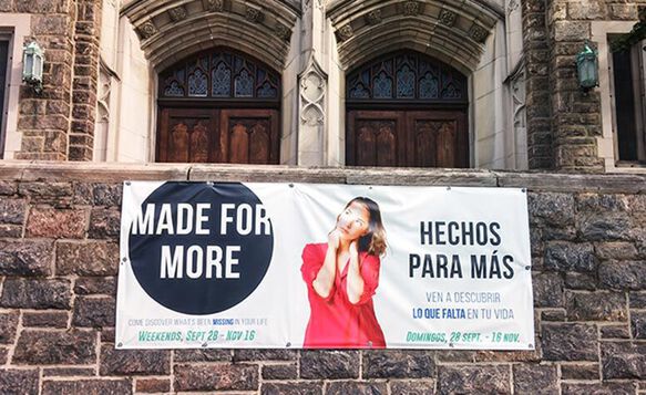 Spanish Church Banner