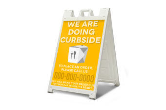 Curbside and Drive-Thru Signs