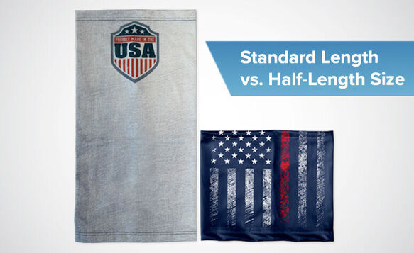 Full V Half Length Neck Gaiter