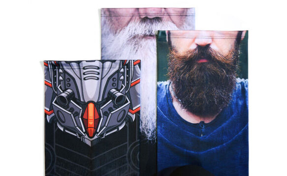 Neck Gaiter With Printed Faces