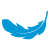 Feather icon indicating lightweight