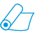Roll icon indicating material roll