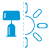 Indoor lighting icon