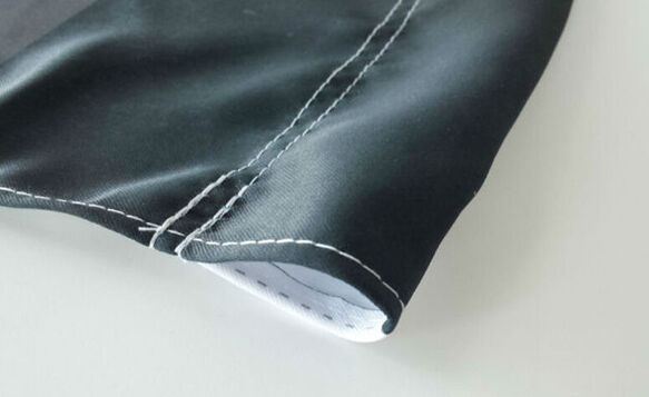 Fabric banner pole pocket