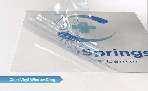 Clear Window Cling Peeling