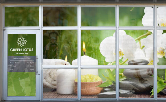 Perforated Window Decals