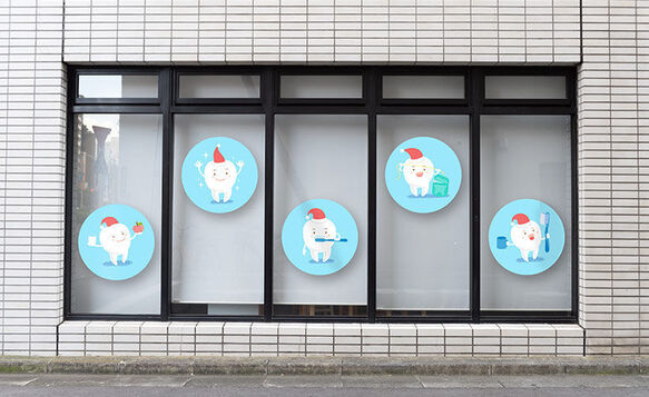 Opaque-Window-Cling-Dental
