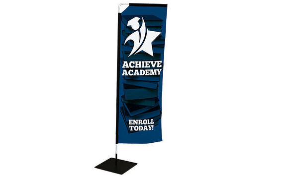 Rectangle-flag-banner-square-base