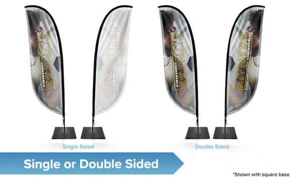 Feather Flag Single Double