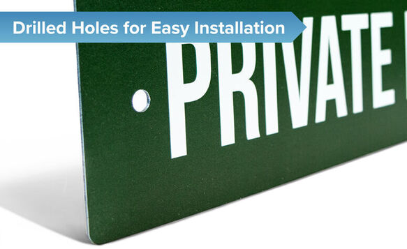 Drilled Holes for Easy Installation