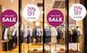Opaque Window Decals in Storefront