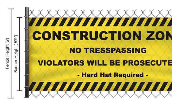 Mesh Fence Banner Fence Measurement