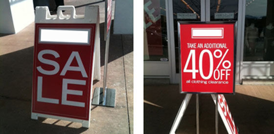 How to design an effective sale sign resource