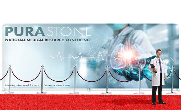 Tension Fabric Red Carpet Medical