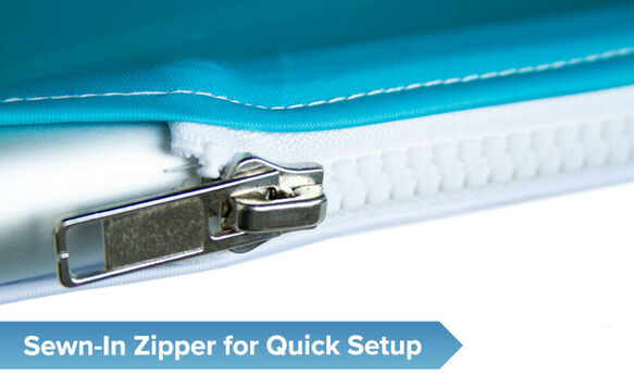 Tension Fabric Display Sewn In Zipper
