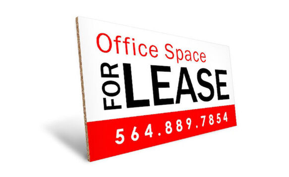 18x36 Inch 'FOR LEASE' Vinyl Banner – Customizable With Your Phone Number