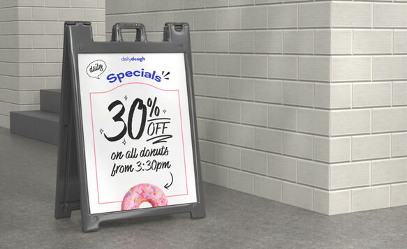 dry erase signicade a frame