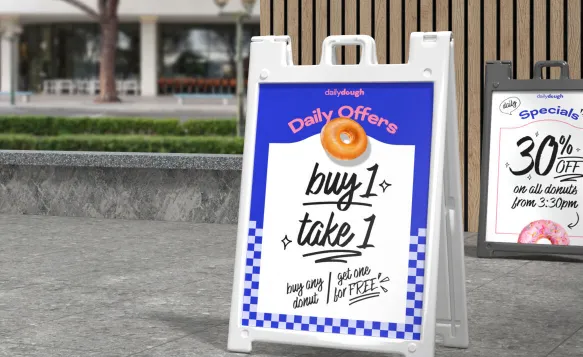 dry erase signicade a frame