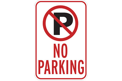 No Parking Signs