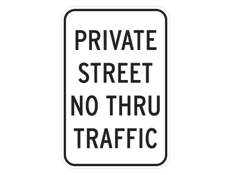 No Thru Traffic
