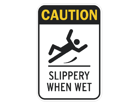Slippery when wet