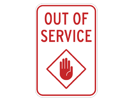 Out of Order/Out of Service