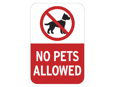 No Pets Allowed
