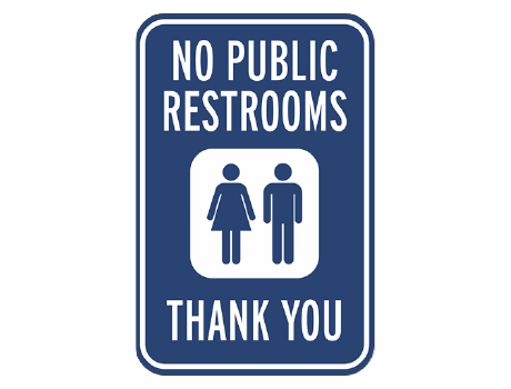 No Public Restroom