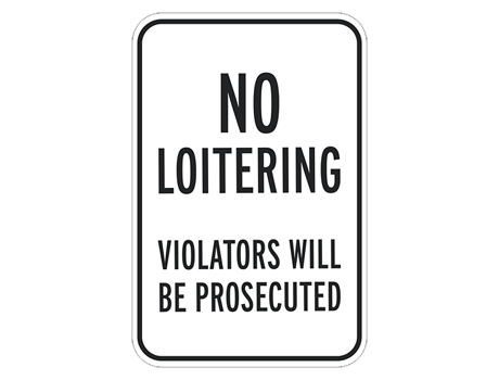 No Loitering