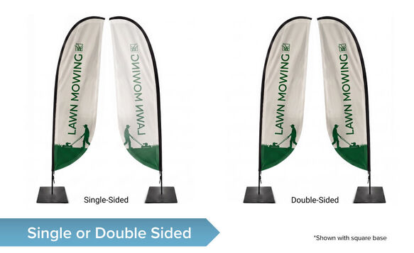 Feather Flag Single Double