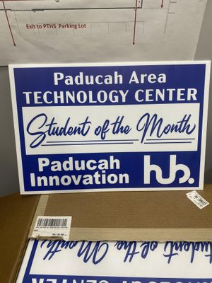 Student of the Month - Great Signage!
