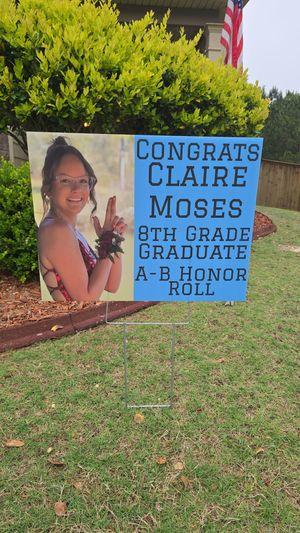 Graduate Yard Sign 