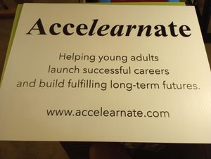 Thank you signs.com for helping young adults launch successful careers and build fulfilling long-term futures!