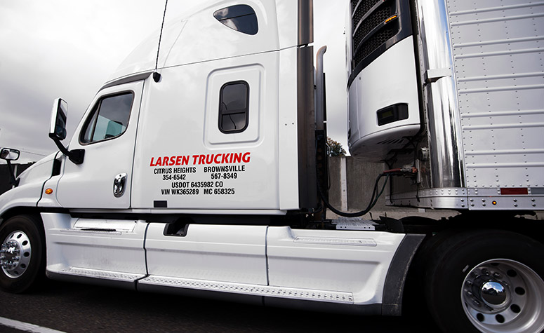 Car and truck Lettering USDOT Lettering for Semi-Trucks