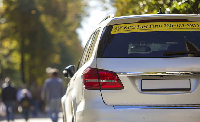 Opaque Vehicle Decal Rear Window Decals