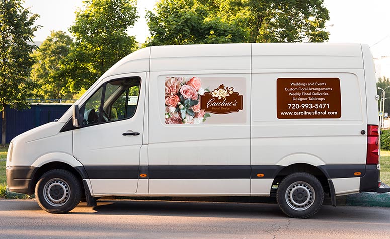 Opaque Vehicle Decal van Decals