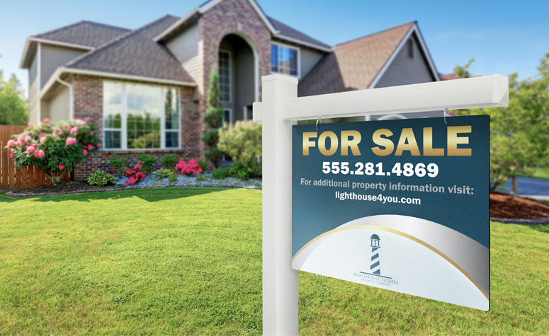 Real Estate Post No Rider