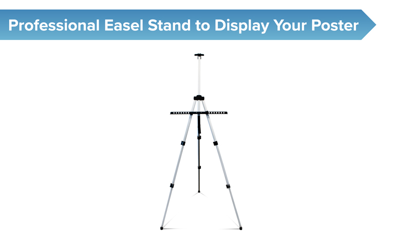 Silver Easel Stand