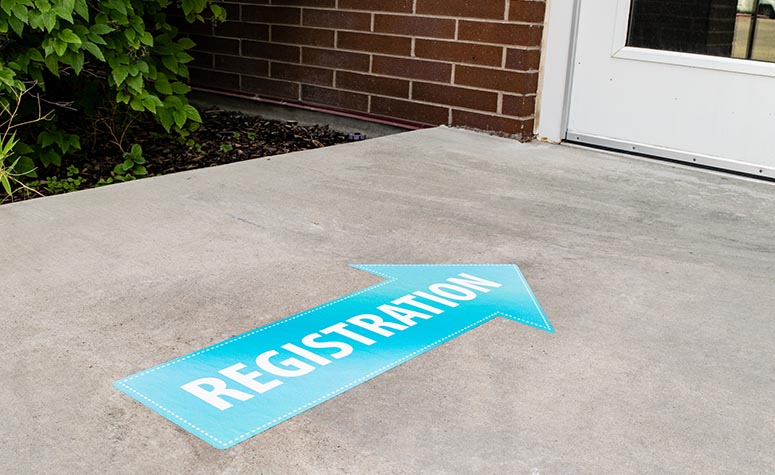 Street and Sidewalk Decals Registration SQS