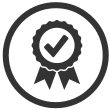 Winning ribbon icon